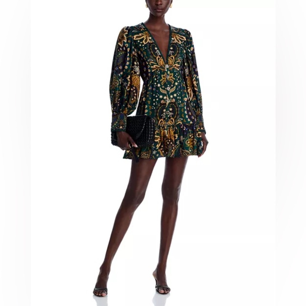 Farm Rio Rio Jaipur Mini Dress - Picture 3 of 9